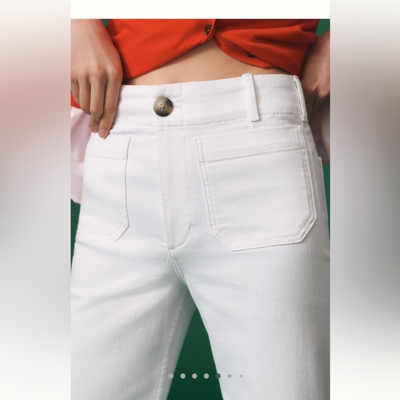 Anthropologie The Colette cropped wide-leg jeans by Maeve - Picture 7 of 12